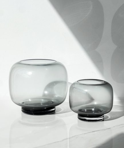 Esfera Vidrio Gris